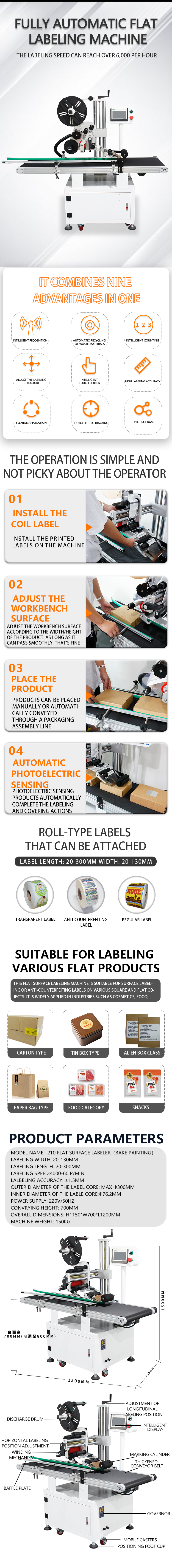 210 Flat Surface Labeler