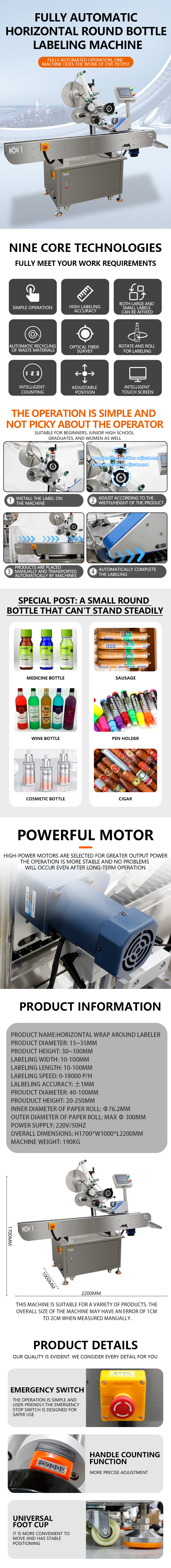 Horizontal Wrap Around Labeler
