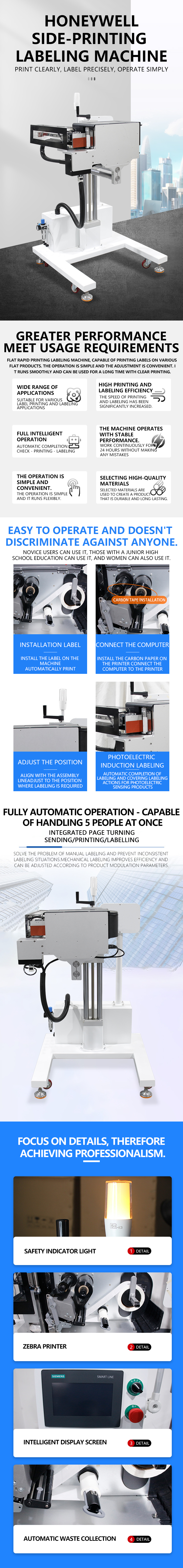 Honeywell side Print & Apply Labeler